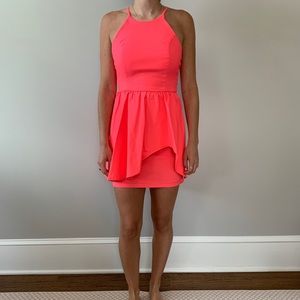 Hot pink cocktail dress